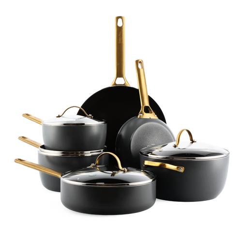 Greenpan Set di pentole da 10 pezzi 'Padova Reserve Nero'
