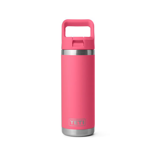 YETI Borraccia termica con tappo con cannuccia 532 ml Rambler «Tropical Pink»