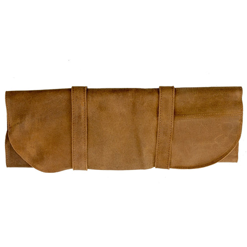 Kazoku Borsa portacoltelli in pelle 7 coltelli
