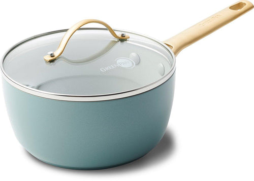 Greenpan Casseruola con manico Ø18cm 'Padova Skyblue'