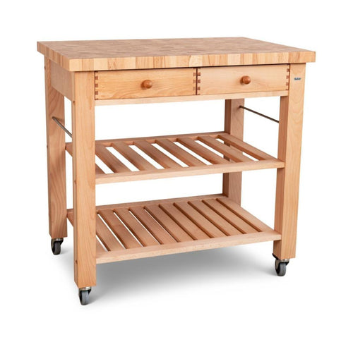 Butler Carrello da cucina in legno massello M-900