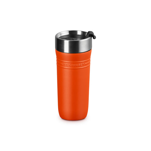 Le Creuset Tazza termica 350 ml arancione-rossa 'On The Go'