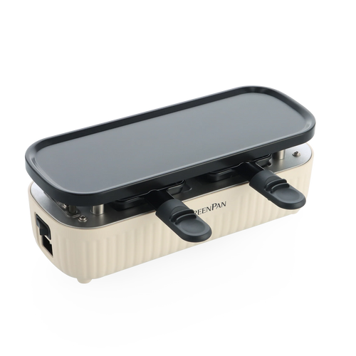 Set Gourmet Greenpan per 2 persone 'Party Cream White'