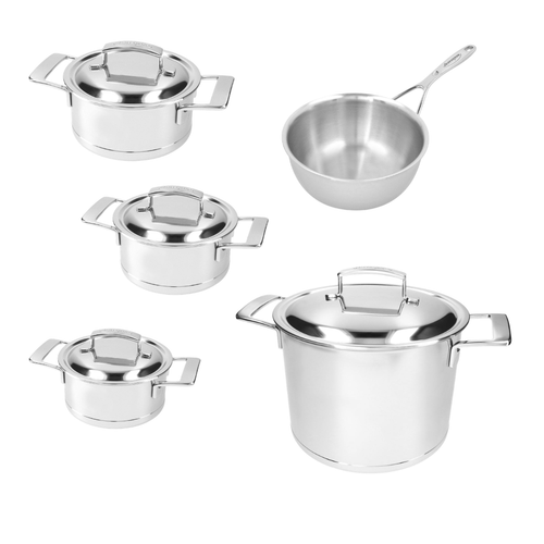 Set di pentole Demeyere da 5 pezzi 'Silver 7'