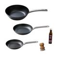 Set di pentole Skottsberg 'Carbon Steel' 3 pezzi