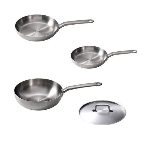 Set di pentole Skottsberg 'Stainless Steel' da 4 pezzi