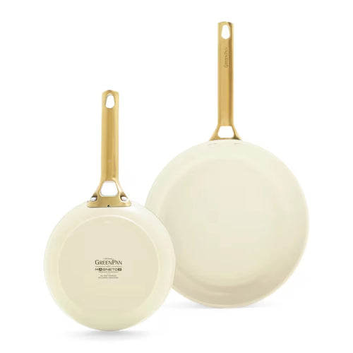 Greenpan Set di padelle 20/26 cm 'Padova Cream White'