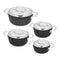 Demeyere Set di 4 pentole 'Alu Pro 5 Duraslide Titanium'