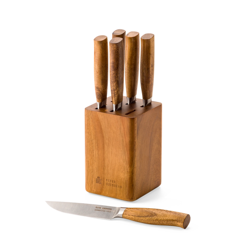 BK Blocco coltelli da bistecca 6 pz. 'Peter Goossens Maestro'