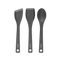 Combekk Set di spatole in legno 3 pezzi 'Nero'