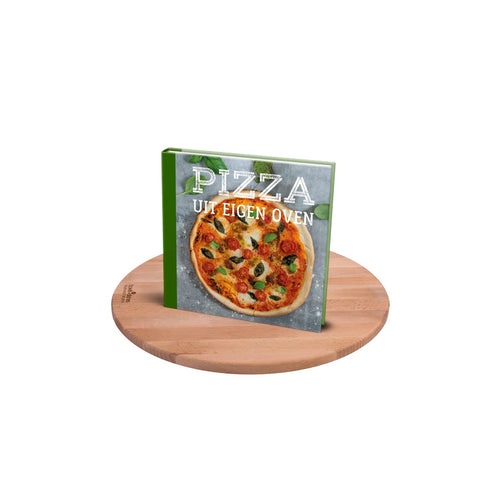 Bowls and Dishes Set di ciotole e piatti - Tagliere per pizza in puro legno PH1133 + pizza sfornata in casa