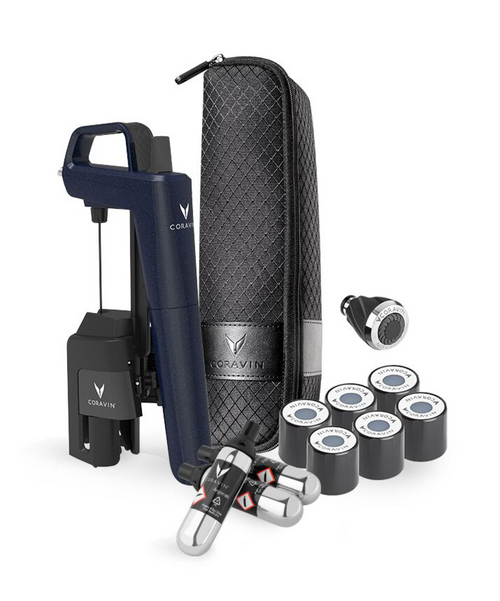 Sistema di conservazione del vino Coravin Timeless Six+ - Edizione limitata Ocean Blue