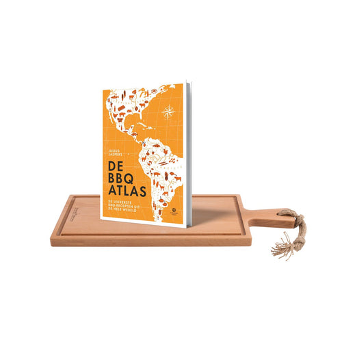 Bowls and Dishes Set di ciotole e piatti - Tagliere per bistecche in legno massello PH1549 + La BBQatlas