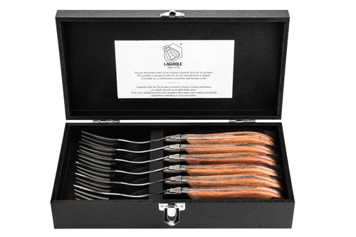 Laguiole Style de Vie Forchette Pakka Rose 'Luxury Line'
