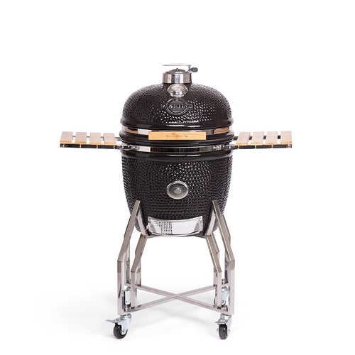YAKINIKU Kamado Large Completo Ø49cm + Supporto e tavolini laterali
