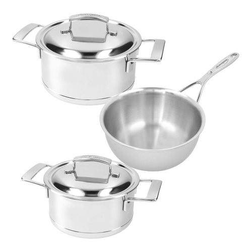Set di pentole Demeyere 3 pezzi 'Silver 7'