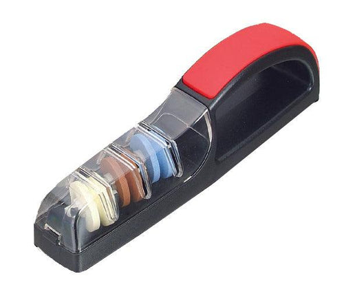 Global Minosharp Smerigliatrice ad acqua 'Plus3' nero/rosso